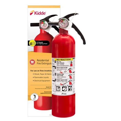 kidde basic use fire extinguisher